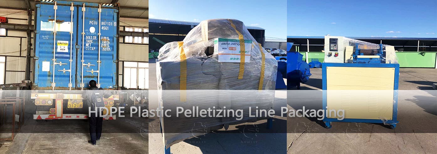 HDPE Plastic Pelletizing Line Packaging