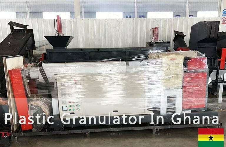 Granulateur de plastique au Ghana