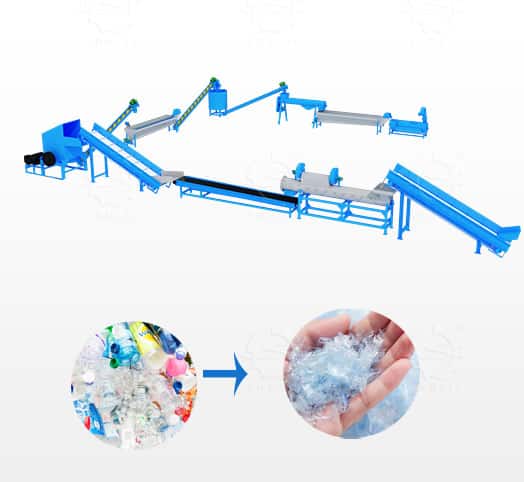 Plastic PET Bottle Washing Line