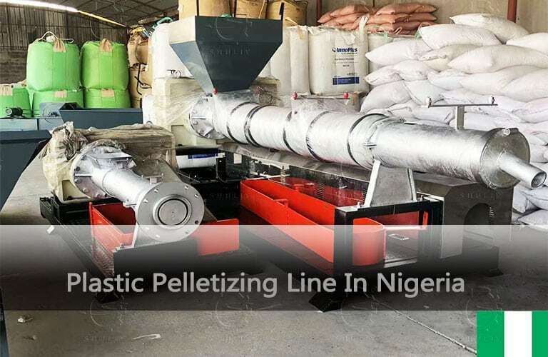 Ligne de granulation de plastique au Nigeria