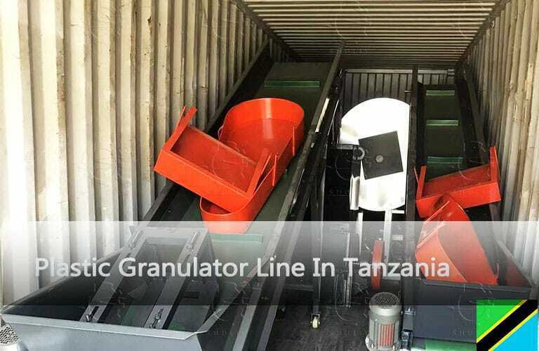Ligne de granulation de plastique en Tanzanie