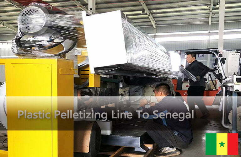 SL-140 Plastic Pelletizing Line Senegal