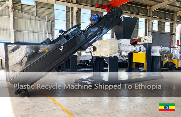 Machines de recyclage de plastique expédiées en Éthiopie