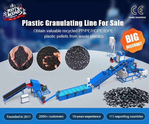 plastic granulating line