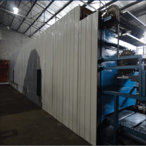 6layers drying line with machine