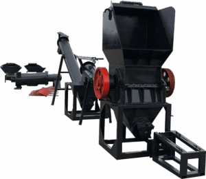 máquina granuladora de plástico