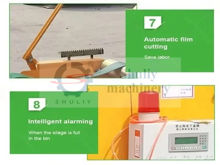 máquina empacadora de forraje