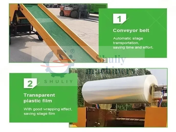 máquina de empacado de hierba