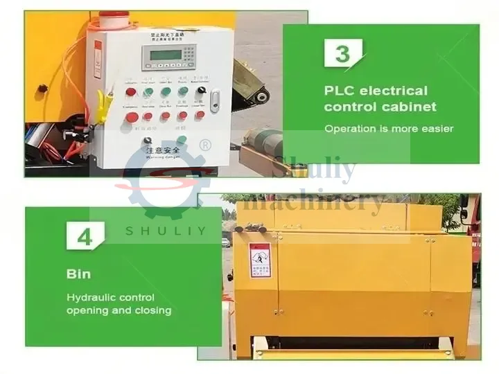máquina empacadora de paja