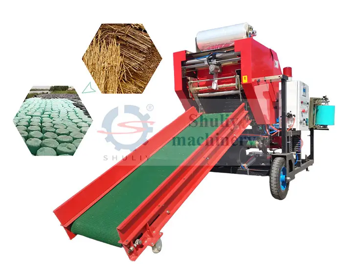 Pembungkus Mesin Bale Silage Bulat Kecil TZ-55-52 (55*52cm) Pembungkus Mesin Bale Silage Bulat Kecil TZ-55-52 (55*52cm)