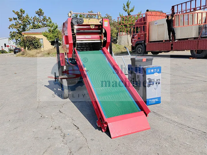 Enrouleur de petite balle ronde d'ensilage