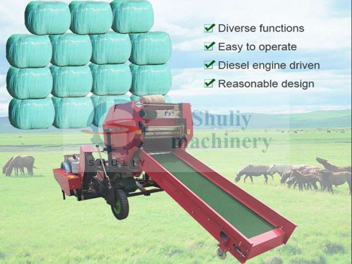 Pembungkus Baler Silase Bulat Kecil Pembungkus Baler Silase Bulat Kecil